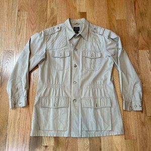 Vintage Willis & Geiger Safari Jacket, L-Tall